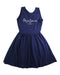 A Navy Sleeveless Dresses from Pepe Jeans in size 12Y for girl. (Front View)