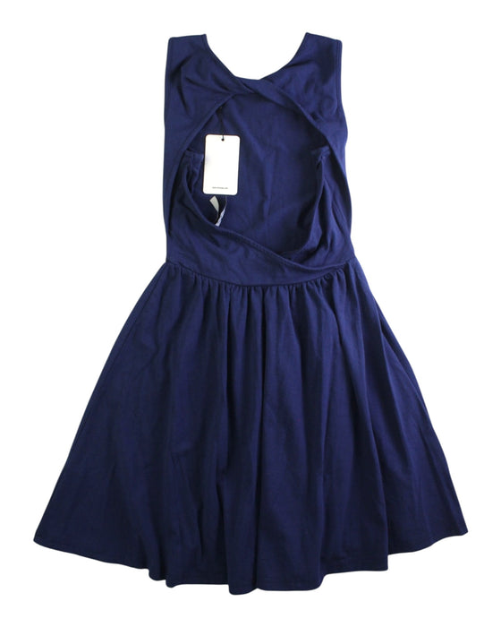 A Navy Sleeveless Dresses from Pepe Jeans in size 12Y for girl. (Back View)