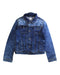 A Blue Lightweight Jackets from Pepe Jeans in size 6T for girl. (Front View)