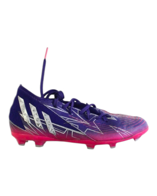 A Purple Cleats/Soccer Shoes from Adidas in size 10Y for neutral. (Front View)