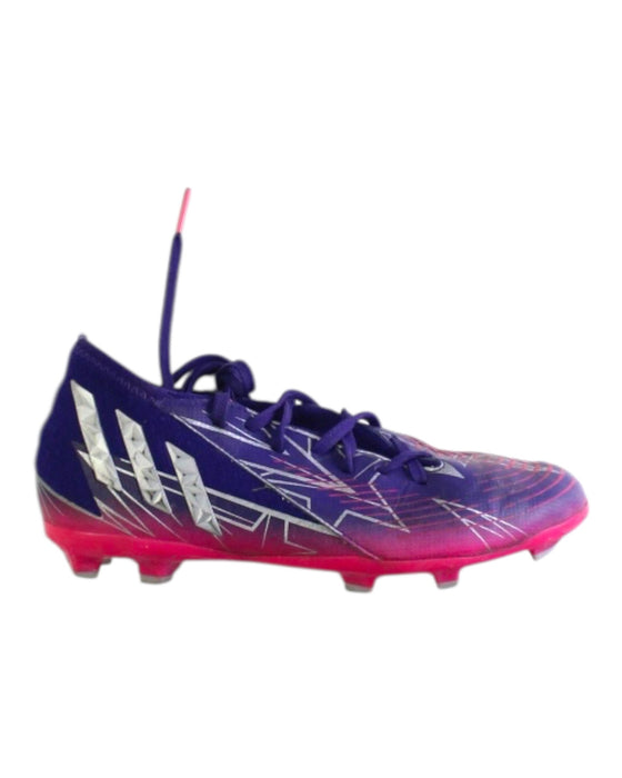 A Purple Cleats/Soccer Shoes from Adidas in size 10Y for neutral. (Front View)