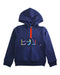 A Navy Hooded Sweatshirts from Bonpoint in size 8Y for boy. (Front View)