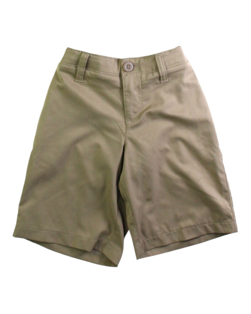 A Beige Shorts from Under Armour in size 7Y for boy. (Front View)