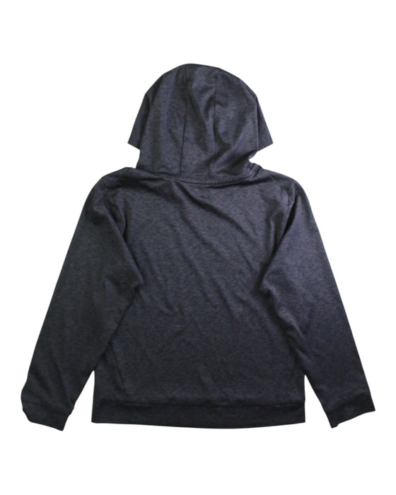 A Black Hooded Sweatshirts from Nike in size 7Y for boy. (Back View)