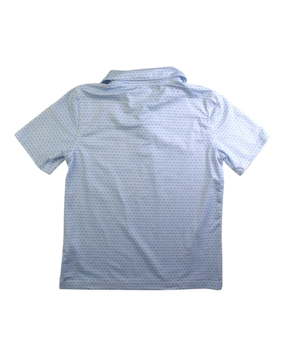 A Blue Short Sleeve Polos from Vineyard Vines in size 7Y for boy. (Back View)