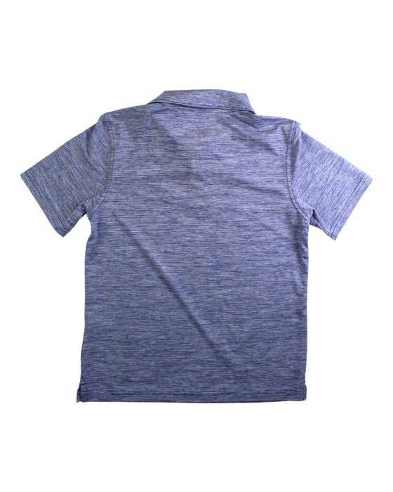 A Blue Short Sleeve Polos from Vineyard Vines in size 7Y for boy. (Back View)