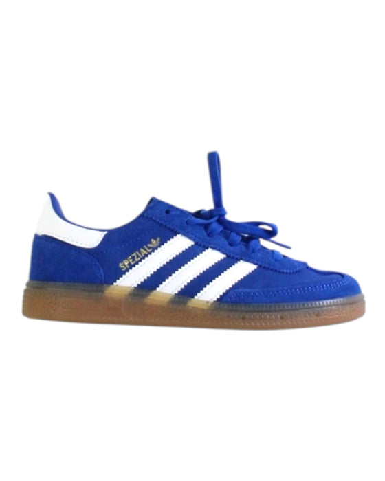 A Blue Sneakers from Adidas in size 6T for neutral. (Front View)