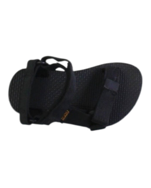 A Black Sandals from Teva in size 3T for neutral. (Front View)