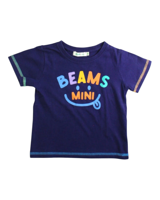 A Blue Short Sleeve T Shirts from BEAMS in size 18-24M for neutral. (Front View)