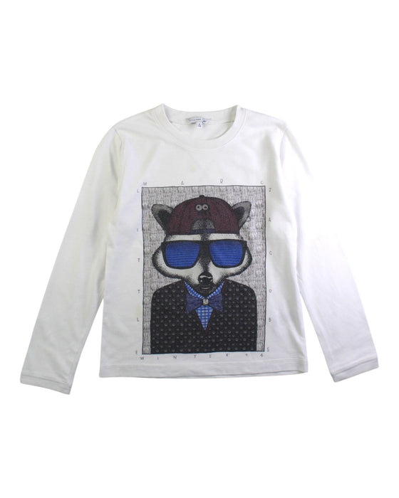 A White Long Sleeve T Shirts from Little Marc Jacobs in size 8Y for boy. (Front View)