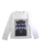A White Long Sleeve T Shirts from Little Marc Jacobs in size 8Y for boy. (Front View)