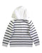 A White Hooded Sweatshirts from Janie & Jack in size 6T for boy. (Back View)
