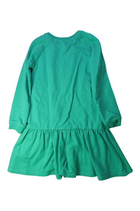 A Green Long Sleeve Dresses from Seed in size 8Y for girl. (Back View)