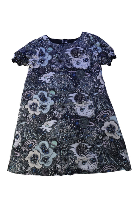 A Black Short Sleeve Dresses from Bonpoint in size 10Y for girl. (Front View)