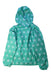 A Green Rain Jackets from Columbia in size 8Y for neutral. (Back View)