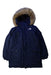 A Navy Coats from The North Face in size 10Y for neutral. (Front View)