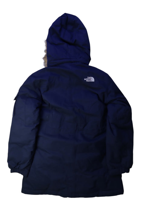 A Navy Coats from The North Face in size 10Y for neutral. (Back View)