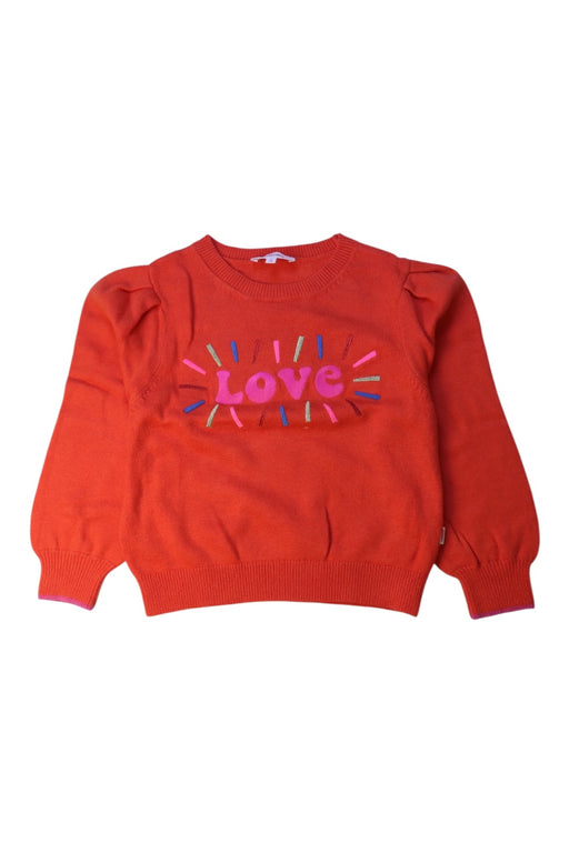 A Red Long Sleeve Tops from Catimini in size 5T for girl. (Front View)
