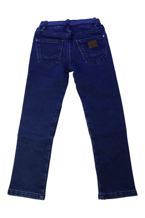 A Navy Jeans from Sergent Major in size 5T for boy. (Back View)