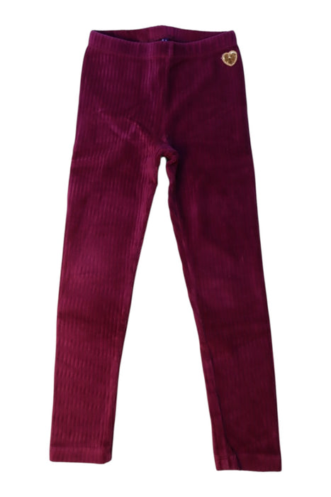 A Burgundy Leggings from Sergent Major in size 4T for girl. (Front View)