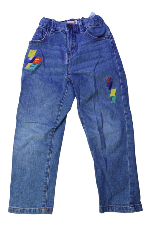 A Blue Jeans from Catimini in size 5T for boy. (Front View)