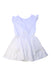 A White Sleeveless Dresses from La Compagnie des Petits in size 5T for girl. (Back View)