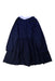 A Navy Long Sleeve Dresses from Jacadi in size 6T for girl. (Back View)