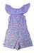 A Blue Sleeveless Rompers from Sergent Major in size 6T for girl. (Back View)