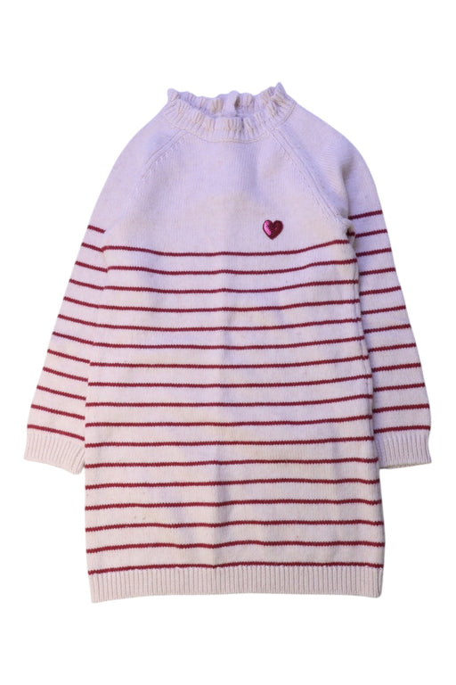 A White Sweater Dresses from Sergent Major in size 4T for girl. (Front View)