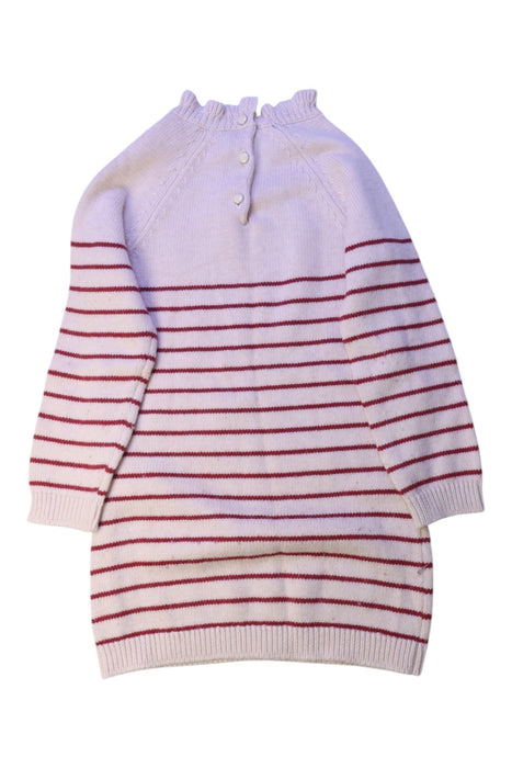A White Sweater Dresses from Sergent Major in size 4T for girl. (Back View)