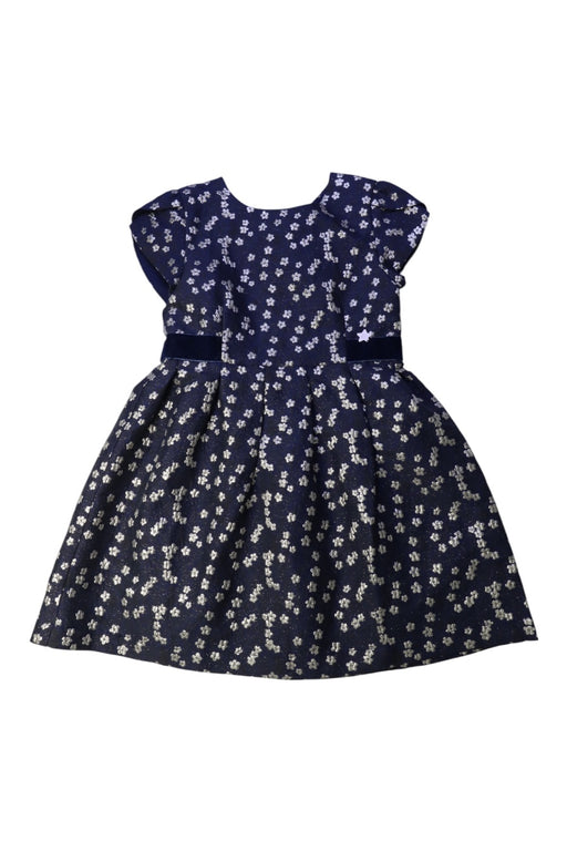 A Navy Short Sleeve Dresses from Sergent Major in size 5T for girl. (Front View)