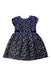A Navy Short Sleeve Dresses from Sergent Major in size 5T for girl. (Front View)