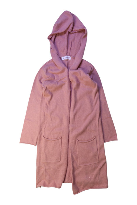 A Pink Capes & Ponchos from Excuse My French in size 4T for girl. (Front View)