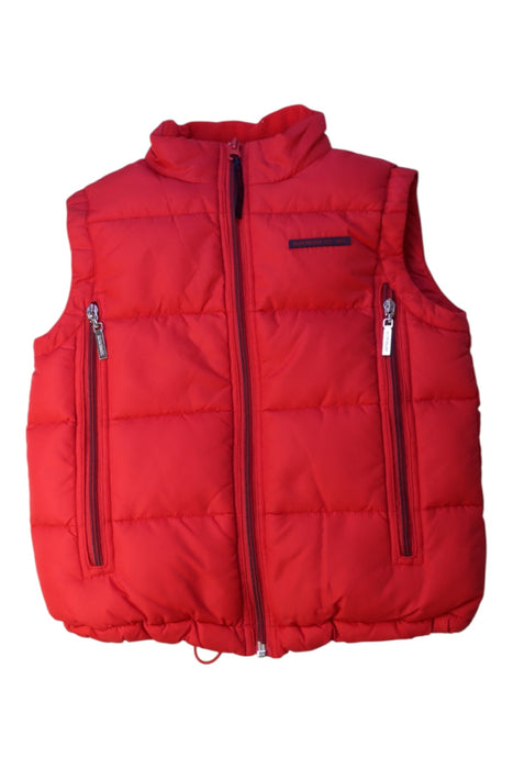 A Red Outerwear Vests from Nicholas & Bears in size 6T for boy. (Front View)