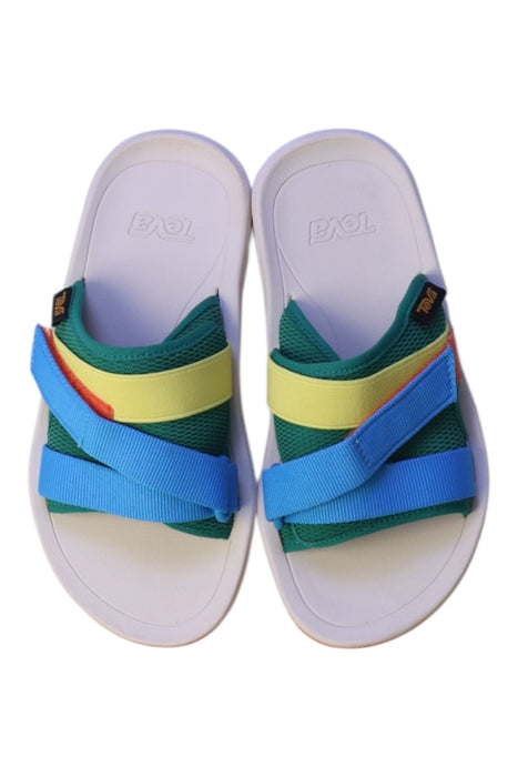 A Multicolour Sandals from Teva in size 6T for boy. (Back View)