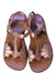 A Pink Sandals from Pom d’Api in size 6T for girl. (Back View)