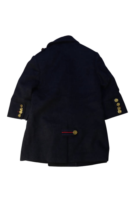 A Navy Coats from Nicholas & Bears in size 12-18M for boy. (Back View)