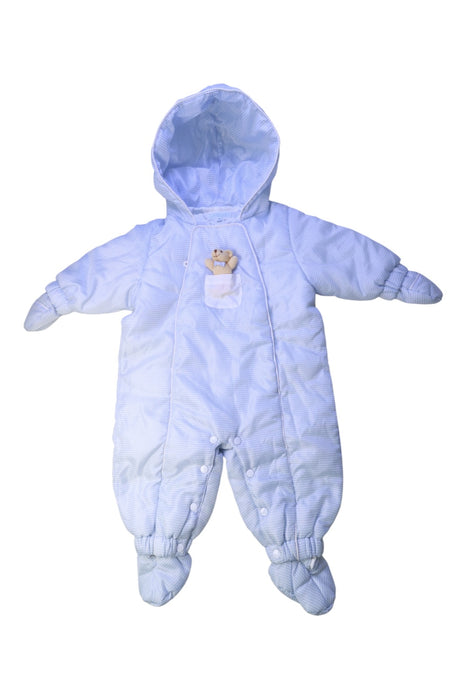 A Blue Snowsuits from Nicholas & Bears in size 6-12M for boy. (Front View)