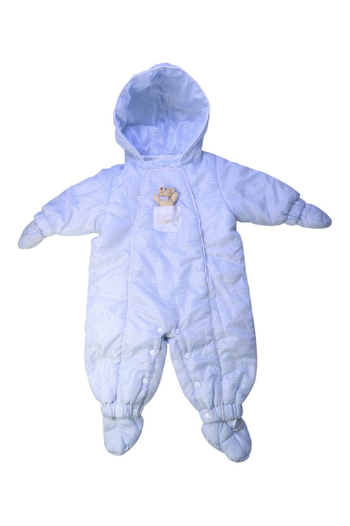 A Blue Snowsuits from Nicholas & Bears in size 6-12M for boy. (Front View)