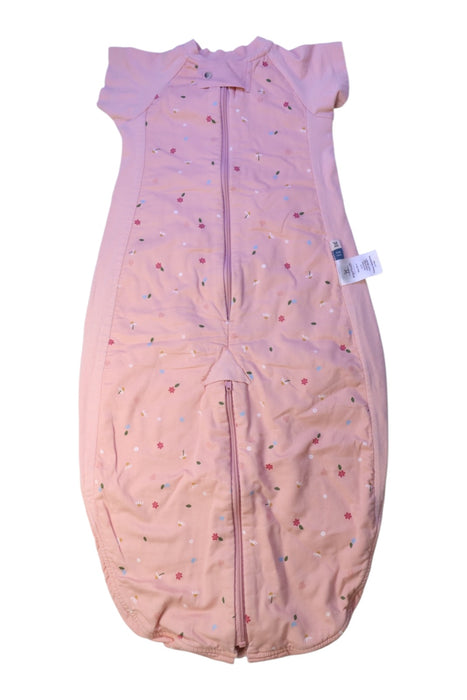 A Pink Sleepsacs from ErgoPouch in size 6-12M for girl. (Front View)