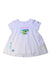 A White Short Sleeve Dresses from Fila in size 5T for girl. (Front View)
