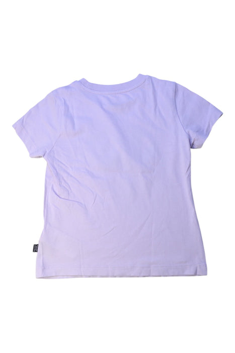 A Purple Short Sleeve T Shirts from Puma in size 5T for girl. (Back View)