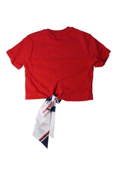 A Red Short Sleeve T Shirts from MSGM in size 4T for girl. (Back View)