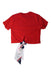 A Red Short Sleeve T Shirts from MSGM in size 4T for girl. (Back View)