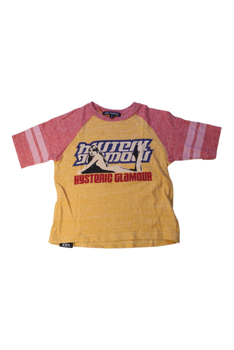 A Red Short Sleeve T Shirts from Joey Hysteric in size 4T for boy. (Front View)