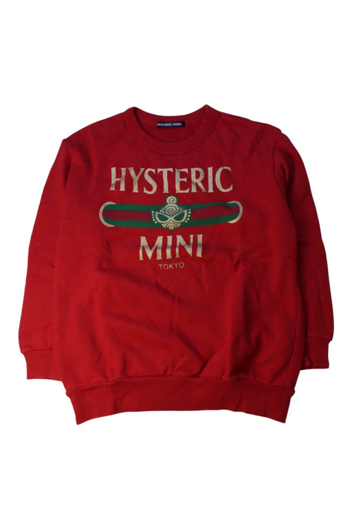 A Red Crewneck Sweatshirts from Hysteric Mini in size 5T for girl. (Front View)