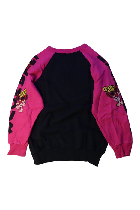 A Black Crewneck Sweatshirts from Hysteric Mini in size 7Y for girl. (Back View)