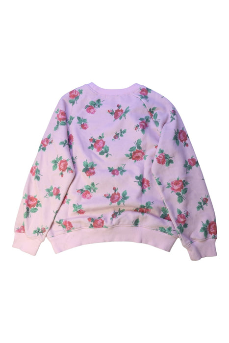 A Pink Crewneck Sweatshirts from Mardi Mercredi in size 6T for girl. (Back View)
