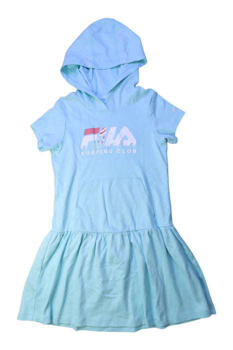 A Blue Short Sleeve Dresses from Fila in size 7Y for girl. (Front View)