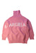 A Pink Knit Sweaters from MM6 Maison Margiela in size 6T for girl. (Front View)